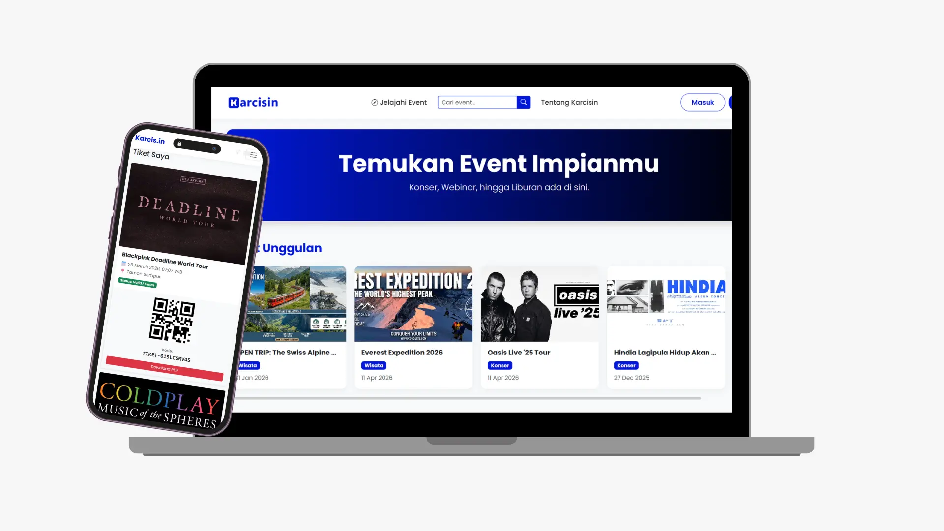Karcis.in - Platform E-Ticketing Event Kampus & Komunitas